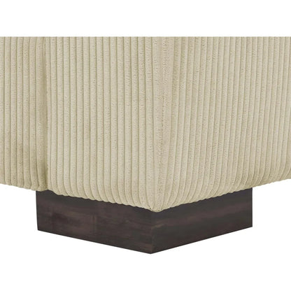 81" Modern Sectional Sofa Couch for Living Room, Upholstered Corduroy 3 Seater Sofa for Small Space Apartment, Deep Seat