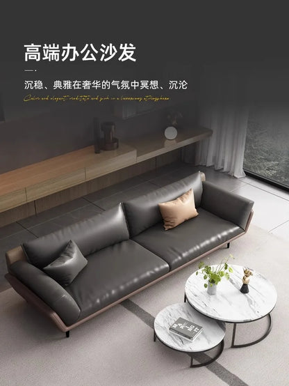 CP office sofa coffee table combination simple modern business rest reception