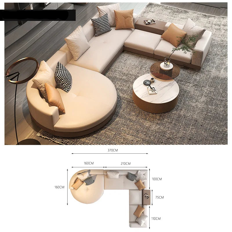 Minimalist Nordic Living Room Sofas Luxury Sectional Lounge Curved Living Room Sofas Designer Individual Muebles Home Furniture