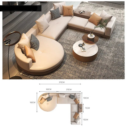 Minimalist Nordic Living Room Sofas Luxury Sectional Lounge Curved Living Room Sofas Designer Individual Muebles Home Furniture