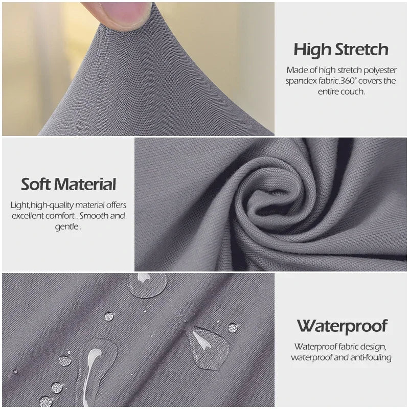 1/2pcs Elastic High Arm Chair Cover Water Repellent Short Back Seat Cover Stretch Dining Chair Slipcover Kitchen Hotel Wedding