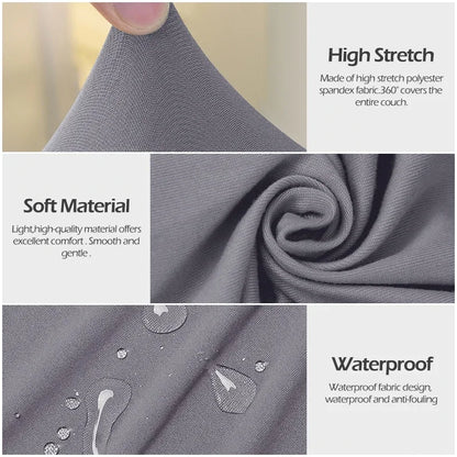 1/2pcs Elastic High Arm Chair Cover Water Repellent Short Back Seat Cover Stretch Dining Chair Slipcover Kitchen Hotel Wedding