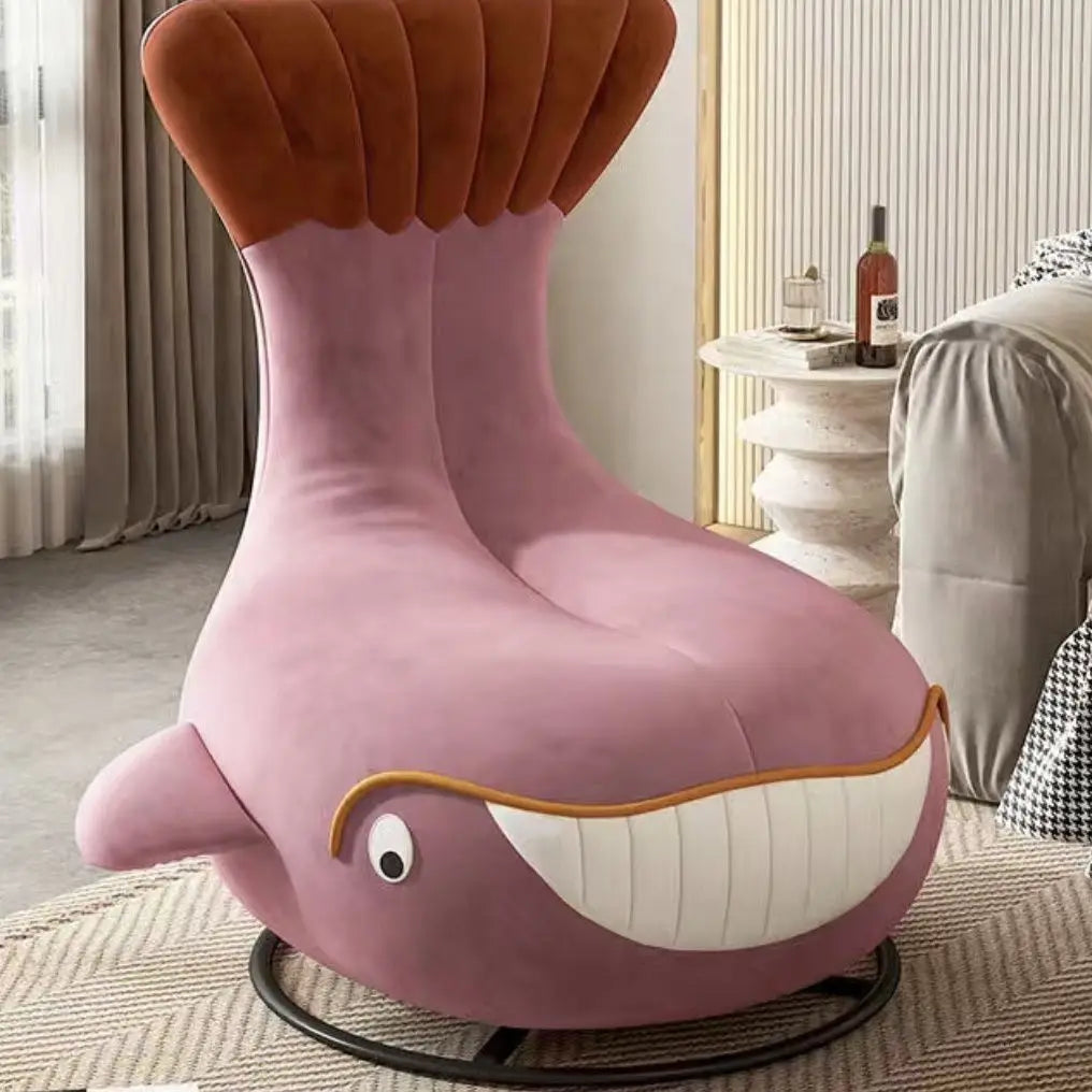 Rotating shark whale apartment 360 can be transferred to self-produced and self-sold dormitory light luxury Internet celebrity s