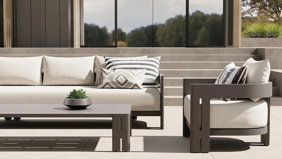 New Arrival Metal Outdoor Sofa Furniture Patio Garden Sofa Set Aluminum Sofa Set