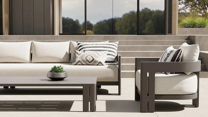 New Arrival Metal Outdoor Sofa Furniture Patio Garden Sofa Set Aluminum Sofa Set