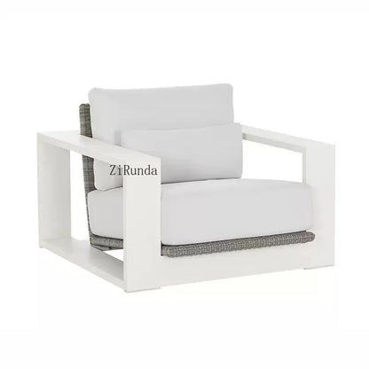 Aluminum alloy outdoor sofa open-air balcony villa courtyard coffee table combination furniture