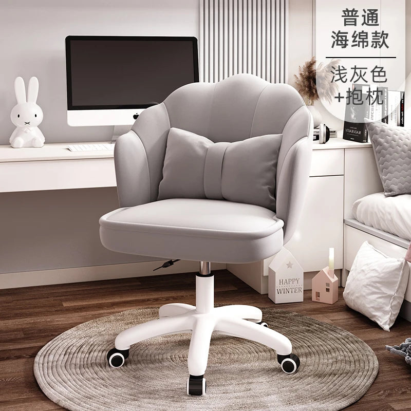 Home Comfortable Study Office Chairs Back Swivel Chair Dormitory Gaming Chair Student Lovely Computer Chair Bedroom Furniture