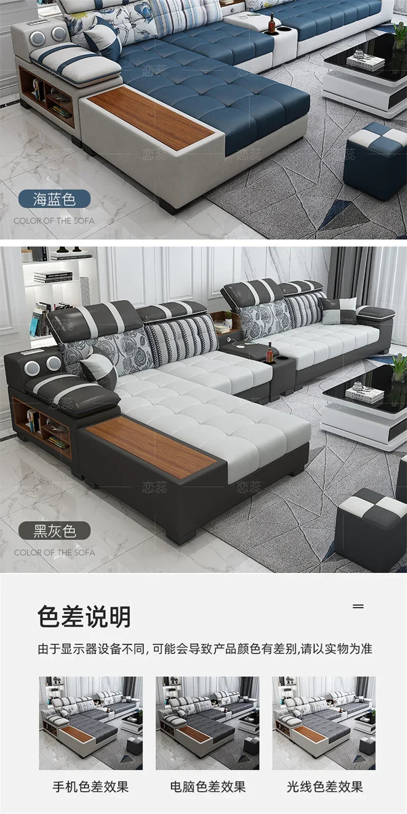 Luxury Technology Cloth Sofa Living Room Furniture Modern Cloakroom Bedroom Sofa Combination Nordic Apartment Sofa Set