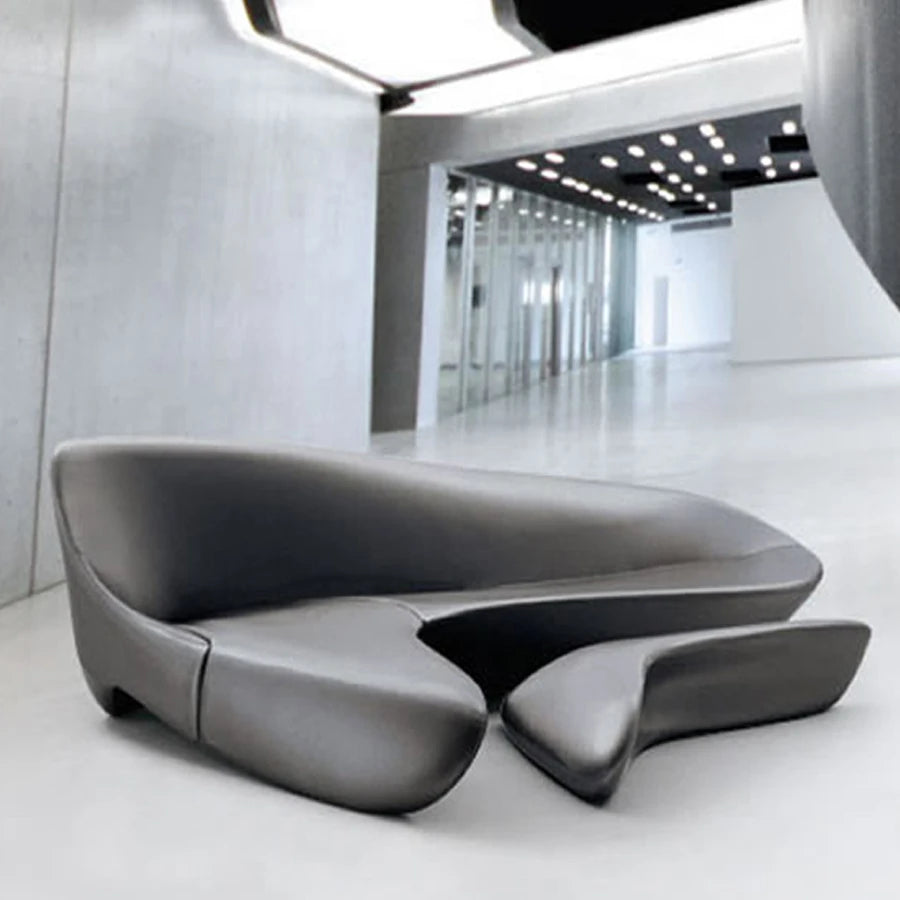 Formes inhabituelles canapé italien moderne combinaison système de lune canapé de luxe salon meubles de maison ensembles