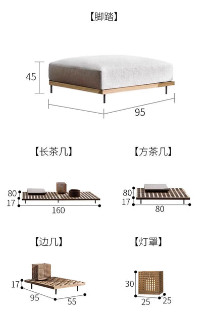 Italian Style Modern Garden Sofas Designer Simplicity Waterproof and Sunscreen Garden Sofas Luxury Outdoor Furniture Divano FYOS