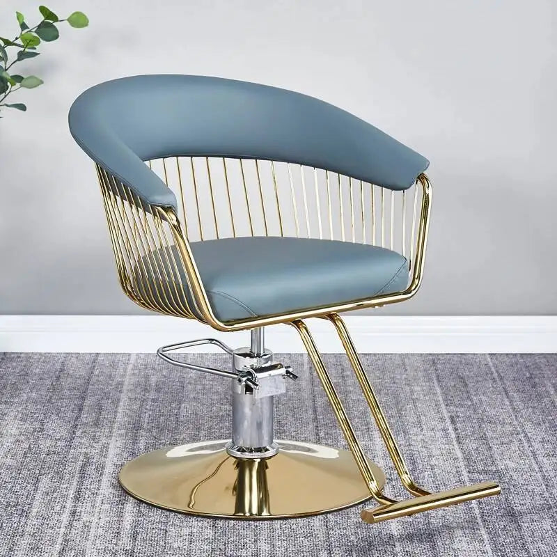 High end, stainless steel, dining chair, single sofa chair designer