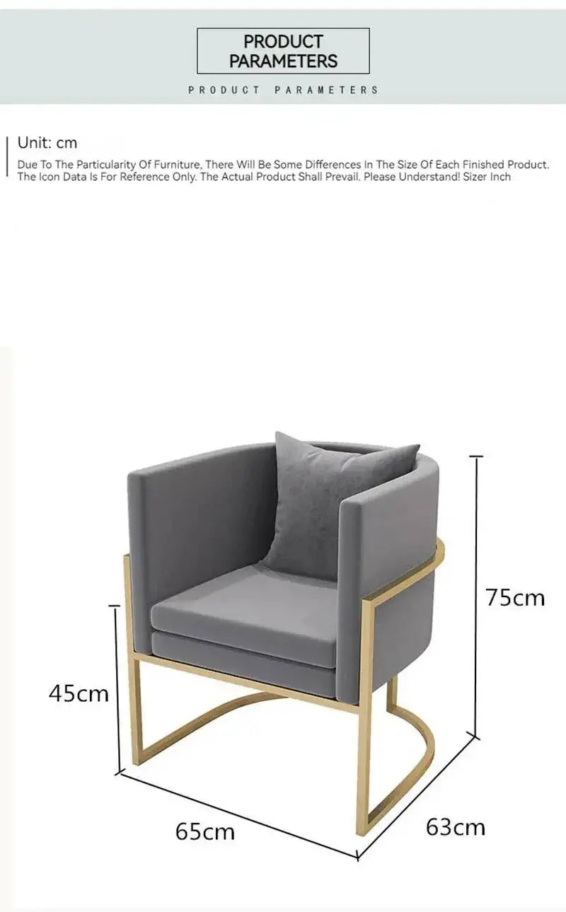 Metal Armchair Plastic Japanese Back Room Restaurant Support Cute Dining Designer Lounge Chairs Living Nordic Sillas Furniture