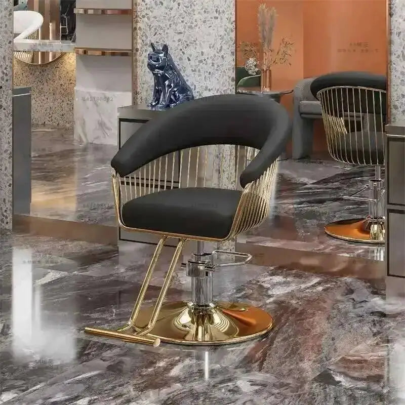 High end, stainless steel, dining chair, single sofa chair designer