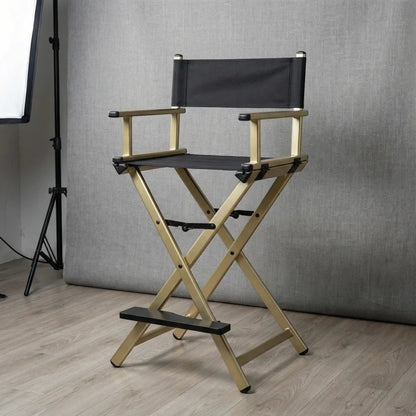 High Aluminum Frame Makeup Artist Director Chair Foldable Outdoor Furniture Lightweight Portable Folding Director Makeup Chair