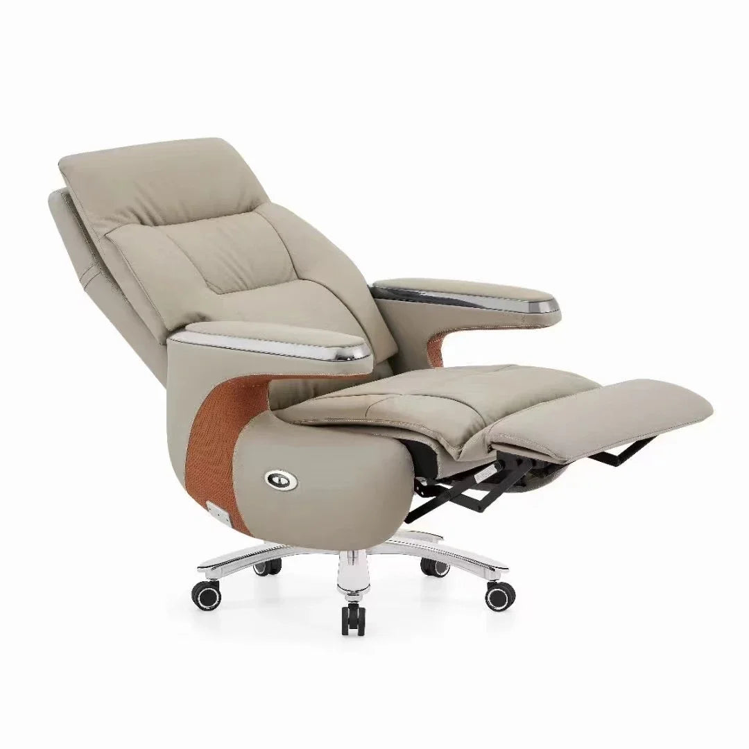 Bedroom Leather Office Chair Rolling Vanity Study Swivel Luxury Chair Accent Recliner Sillas De Escritorio Salon Furniture