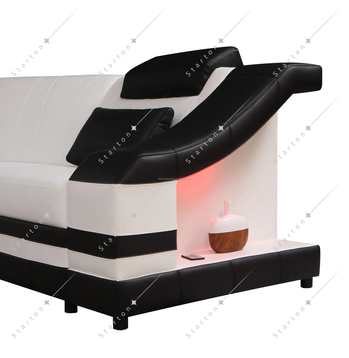 Genuine Leather White Sofa Living Room Furniture Cream Modern Pu Leather Sofa Set