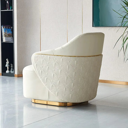 Italian minimalist leisure simple light luxury designer furniture negotiation reception sofa armchair