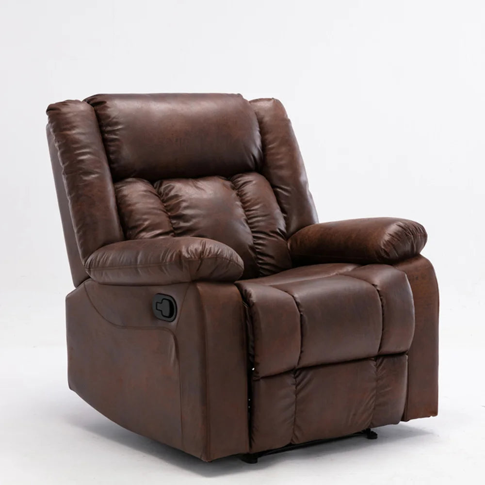 8 Point Massage With Adjustable Headrest Synthetic Leather Single Cinema Sofa Electric Recliner Sofa Chair