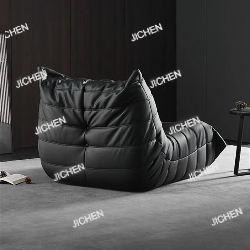 Caterpillar  Sofa Recliner Chair Small Couch Single Seat for Bedroom Balcony Minimalist Living Room Floor Lounge