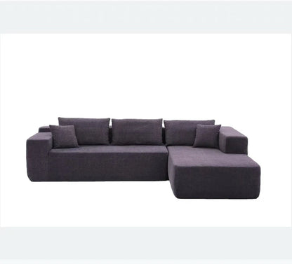 Modern L Shape Vacuum Pack Cost-Effective Recliner Set Sofa Living Room Home Furniture Office Sponge Sofa Compression
