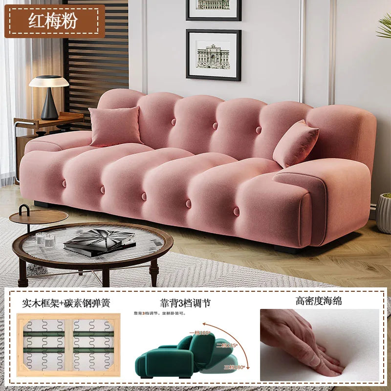 Minimalist Designer Living Room Sofas Versatile Nordic Puff Living Room Sofas Lounge Modern Divano Moderno Home Furniture