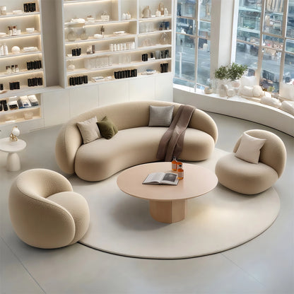 Oversized Designer Living Room Sofas Minimalist Curved Modern Living Room Sofas Lounges 2 Seater Divano Soggiorno Home Furniture