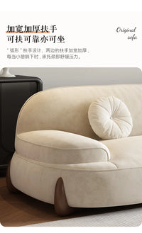 Floor Grande Living Room Sofas Wood Legs Relax Reception Recliner Sofa Minimalista Japanese Divani Soggiorno Furniture Modern