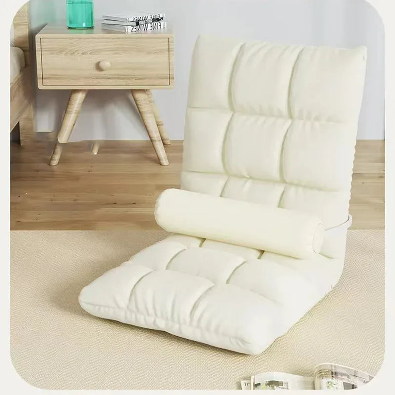 Folding Backrest Chair, Lazy Sofa, Bedroom, Dormitory, Single Seat Cushion, Bed Backrest, Bay Window, Balcony Tatami