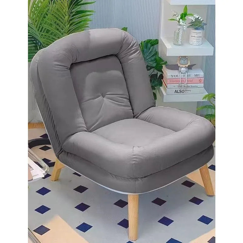 Sofa reclining small sofa single nap leisure chair bedroom reading recliner household simple lazy sofa