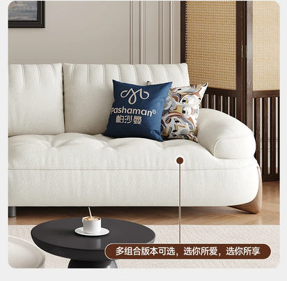 White Modern Style Sofa Minimalist Nordic Style Love Seat Sofa Lounge Living Room Divani Per Soggiorno Furniture For Home