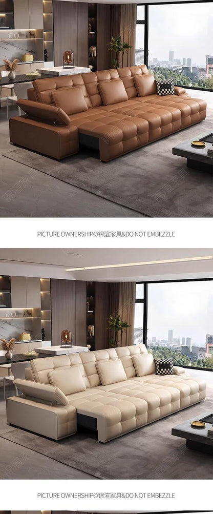Extendable Modern Electric Recliner Sofa Nordic Designer Electric Recliner Sofa Oversized Lazy Bankstel Woonkamer Furniture