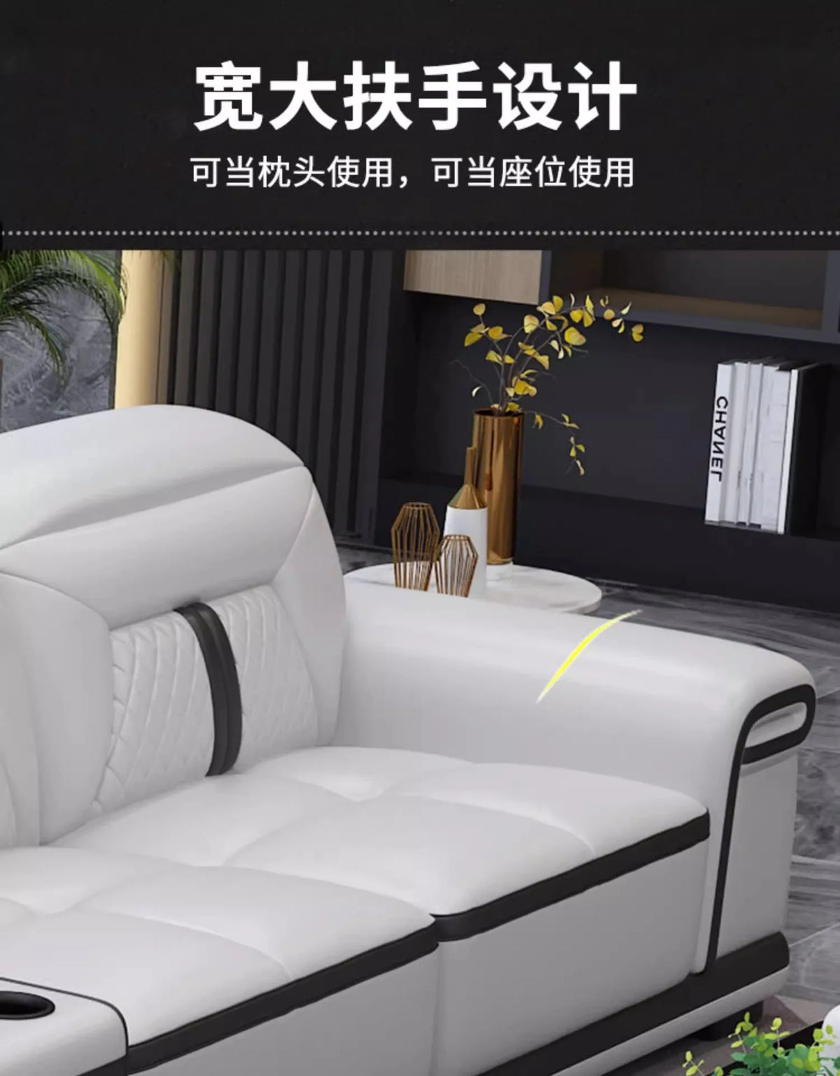 Multifunction Modern Sofas Genuine Leather Minimalist Electric Apartment Living Room Sofas Massage Comfortable Muebles Furniture