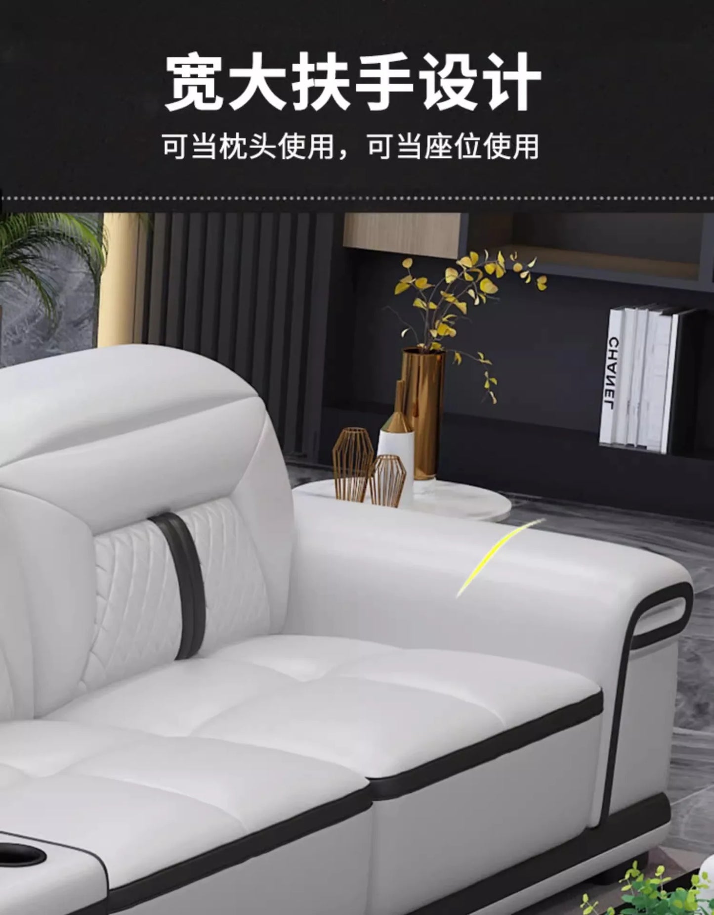 Multifunction Modern Sofas Genuine Leather Minimalist Electric Apartment Living Room Sofas Massage Comfortable Muebles Furniture