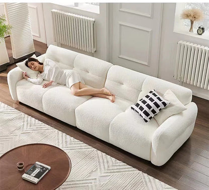 Luxury Romantic Sofa Puff Living Room Modern Comfortable Sofa Nordic Style Accent Divani Da Soggiorno Home Furniture