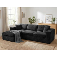 105" Boneless Couches for Living Room, Sectional Couches Modular Sofa with L-Shaped Chaise, Memory Foam Comfy Cloud，Customized