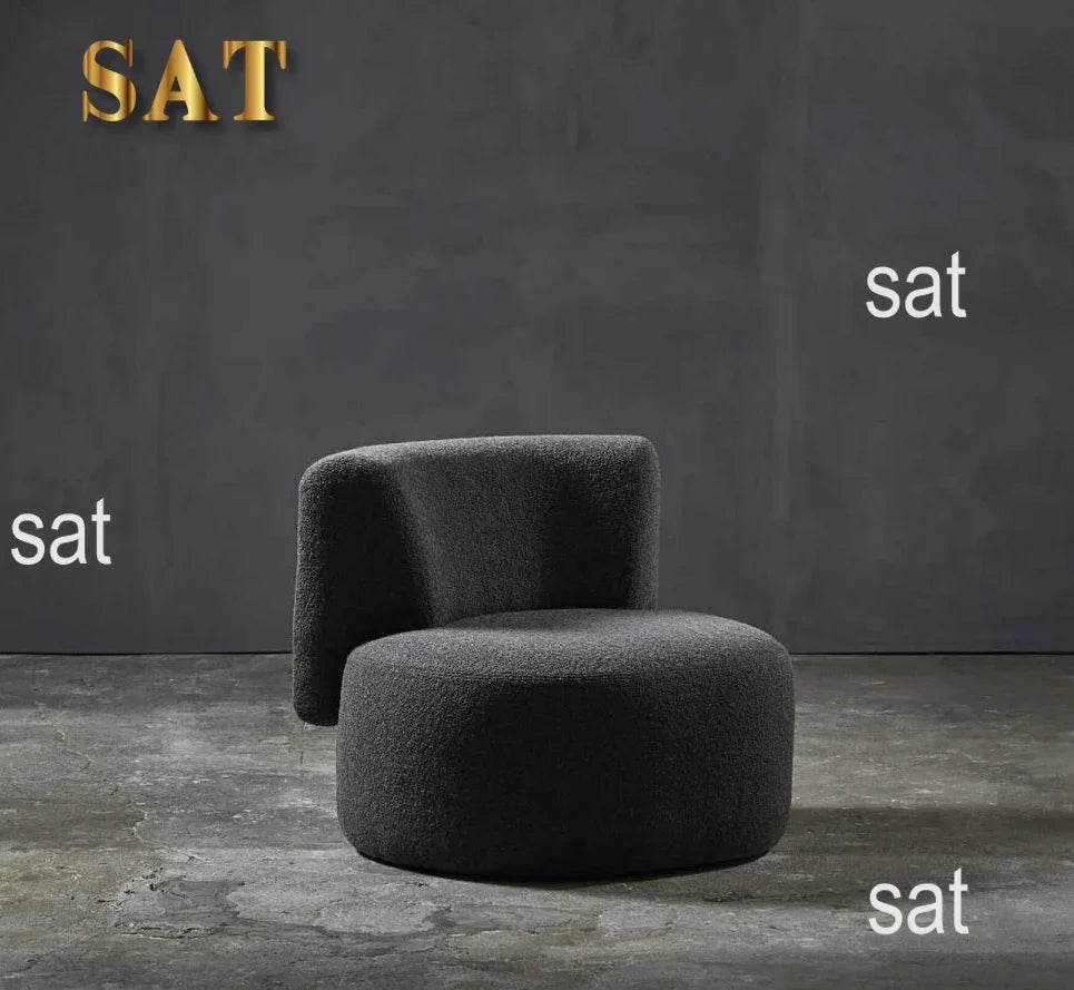 For Luxury Nordic Leisure Chair Living Room Single Sofa for Home Hotel Restaurant Stylish Velvet Accent Chair