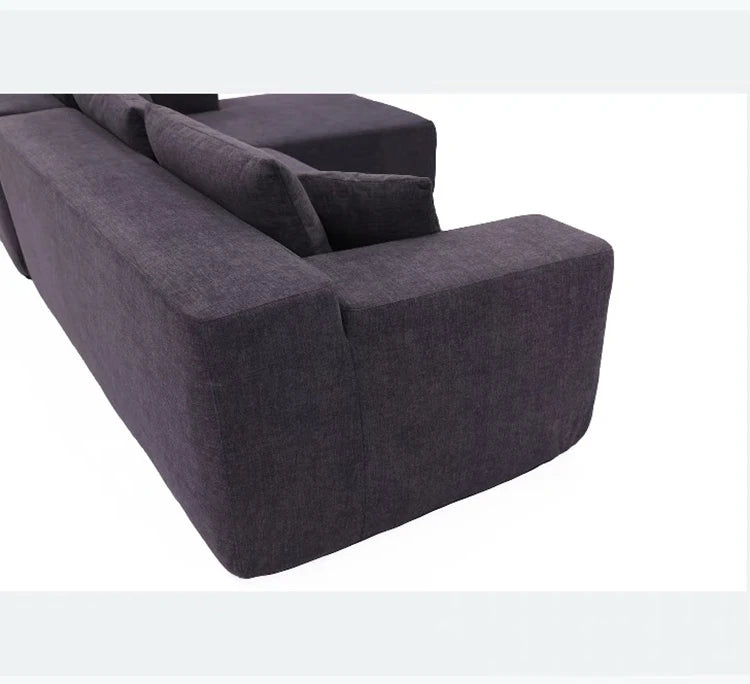 Modern L Shape Vacuum Pack Cost-Effective Recliner Set Sofa Living Room Home Furniture Office Sponge Sofa Compression