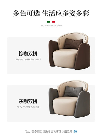 Italian Light Luxury Negotiation Sofa Hotel Lobby Meeting Area Tables And Chairs Sales Office Business Reception Sofa