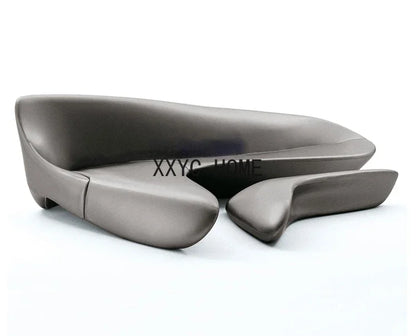 Moderne minimaliste italien concepteur Zaha lune canapé lumière luxe Arc coin FRP loisirs canapé meubles de salon