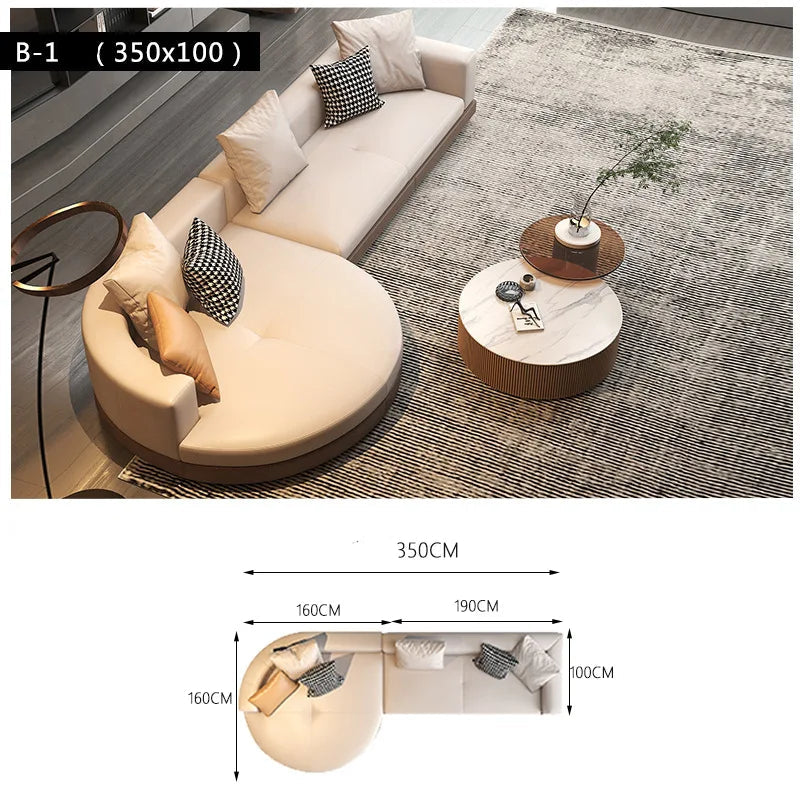 Minimalist Nordic Living Room Sofas Luxury Sectional Lounge Curved Living Room Sofas Designer Individual Muebles Home Furniture
