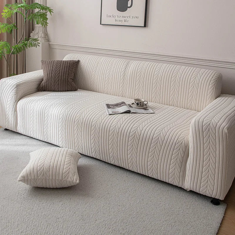 Elastic Sofa Cover for Living Room Home Jacquard Stretch Slipcovers Couch Covers 1/2/3/4/5Seater Free Shopping funda sofá 쇼파 커버