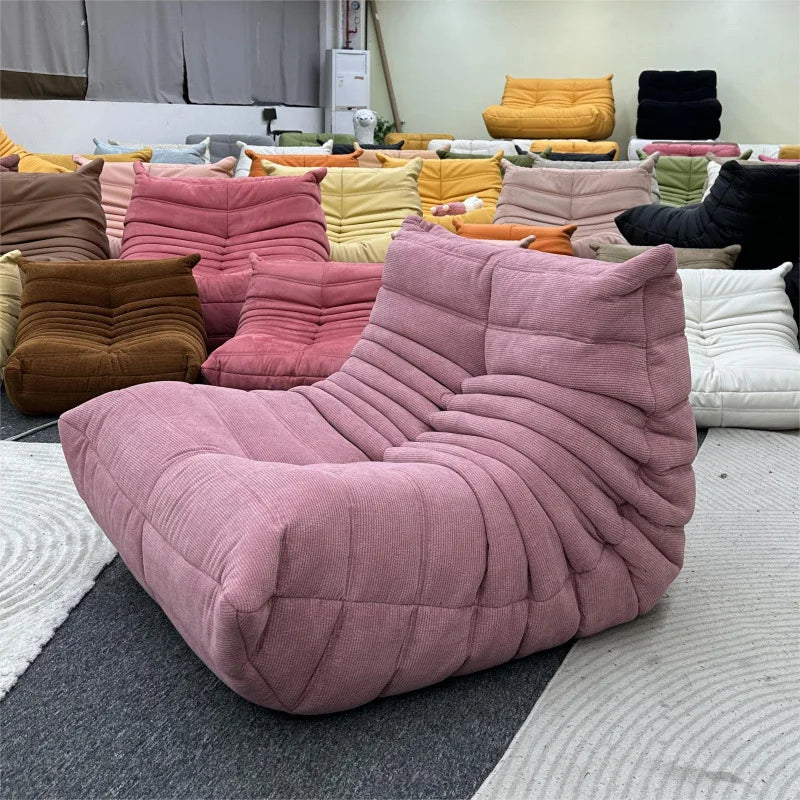 Lazy sofa sofa light luxury simple chair suede freehand space recliner