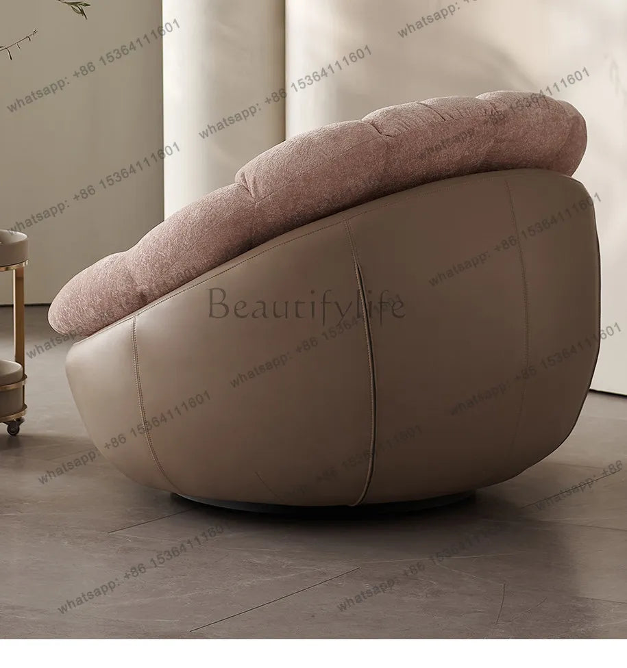 yj57 Sofa chair modern simple living room balcony household lazy leisure chair spot light luxury
