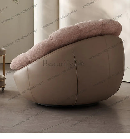 yj57 Sofa chair modern simple living room balcony household lazy leisure chair spot light luxury