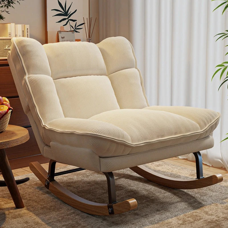 Rocking Reclining living room chairs comfortable exquisite modern minimalist Armchair soft backrest кресло home furniture