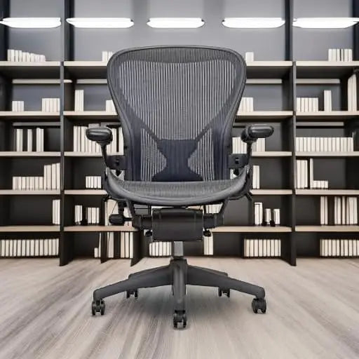 Ergonomic Office Chair with Lumbar Support, Adjustable Height and Tilt, Mesh Back for Comfort