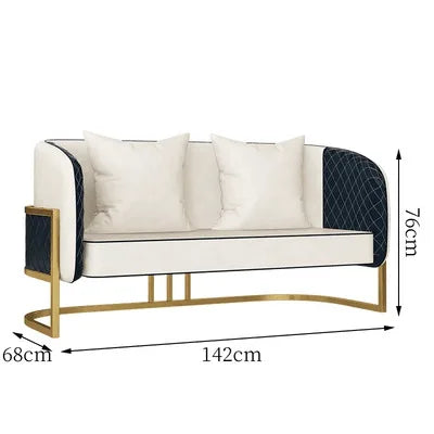 Combinaison de canapé de négociation de réception, Table et chaise de bureau de vente, zone de repos pour hall d'hôtel