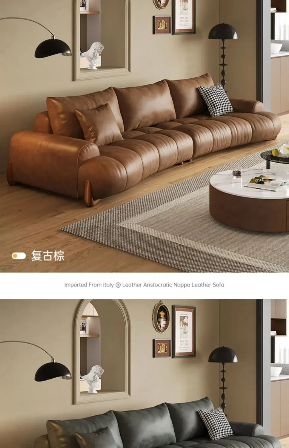 Modern Leather Relax Sofa Living Room Minimalist Luxury Sectional Nordic Sofa Adults Designer Divani Soggiorno Home Furniture