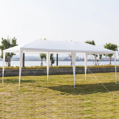 3*6m Non-Cloth Pe Cloth Plastic Sprayed Iron Pipe Outdoor Party Tent White
