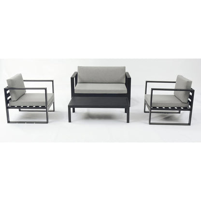 Modern Outdoor Sofa Set for Courtyard Hotel Park & Living Room Wholesale Metal Garden Furniture for Apartment Use